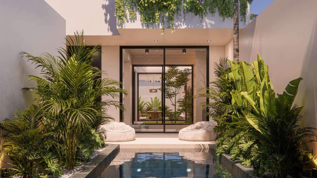 WALKING DISTANCE TO THE BEACH 3 BEDROOM VILLA FOR SALE LEASEHOLD IN KEDUNGU BE-1331 